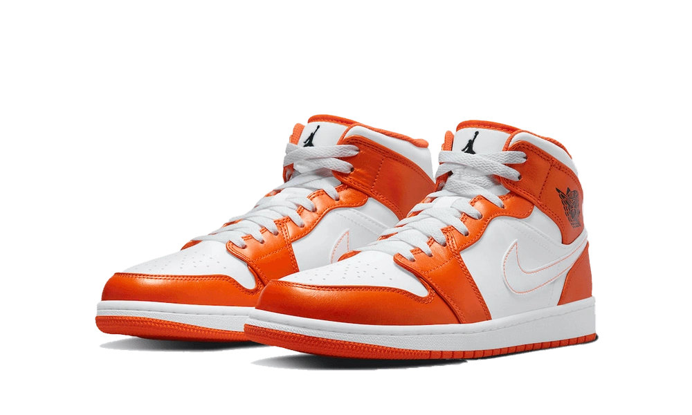 Jordan 1 Mid Metallic Orange - Image 1