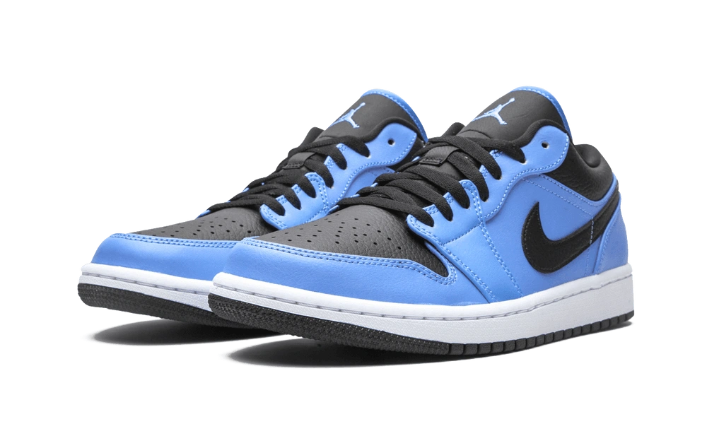 Jordan 1 Low University Blue Black - Image 1
