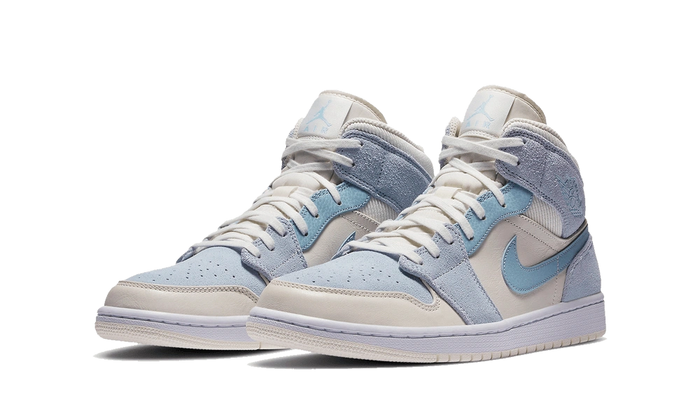 Jordan 1 Mid Mixed Textures Blue - Image 1