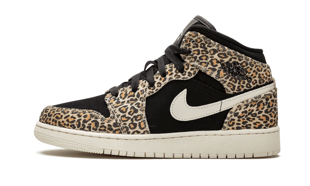 Foto del prodotto Jordan 1 Mid SE Leopard (GS)