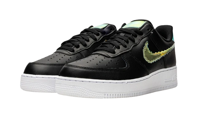 Nike Air Force 1 Low '07 LV8 Iridescent Pixel Swoosh Black - Image 1
