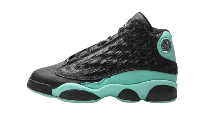 Jordan 13 Retro Black Island Green (GS) product photo