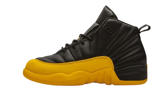 Jordan 12 Retro Black University Gold (PS) Produktfoto