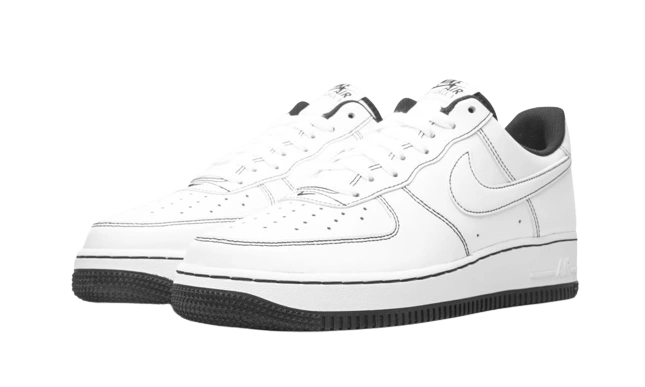 Nike Air Force 1 Low '07 White Black - Image 1