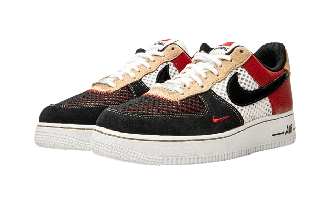 Nike Air Force 1 Low '07 LV8 Gym Red Black Hemp - Image 1