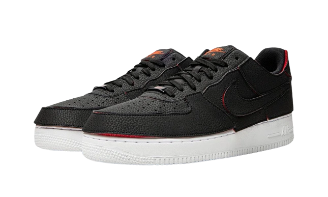 Nike Air Force 1 Low 1/1 Black Chile Red - Image 1