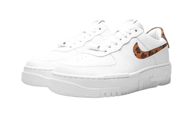 Nike Air Force 1 Low Pixel SE White Leopard (W) - Image 2