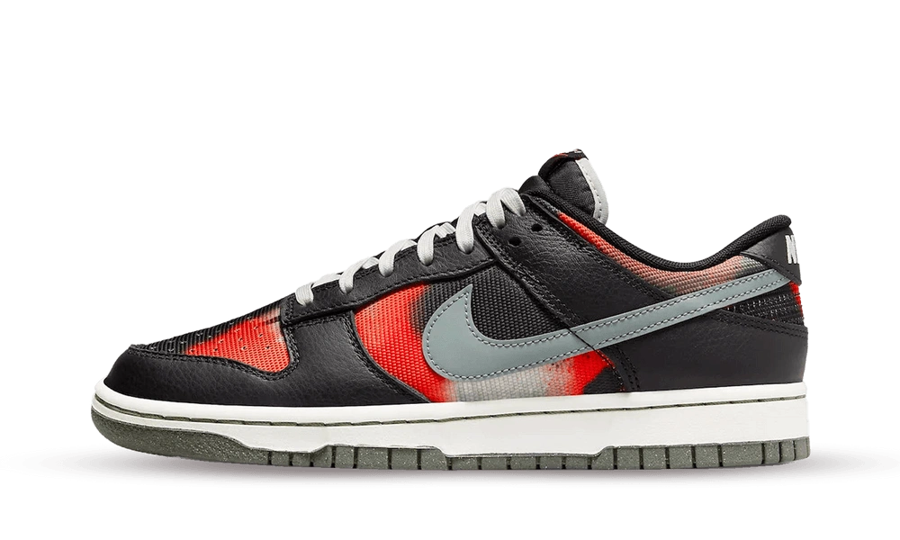 Nike Dunk Low Graffiti Black Red product photo