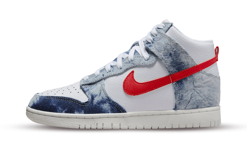 Nike Dunk High Washed Denim Pack (W) product photo
