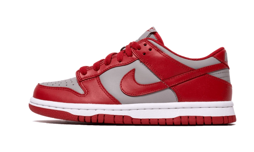 Nike Dunk Low Retro Medium Grey Varsity Red UNLV (GS) (2021) product photo