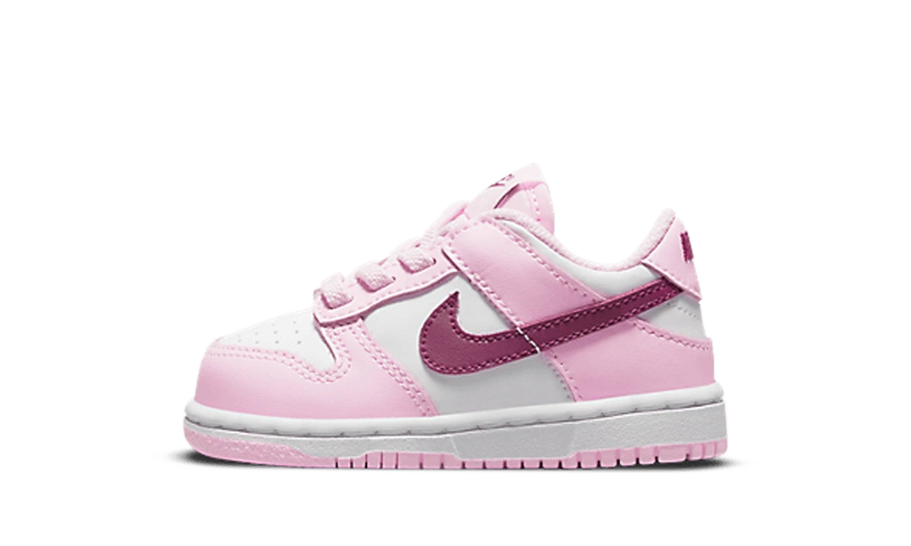 Nike Dunk Low Pink Red White (TD) product photo