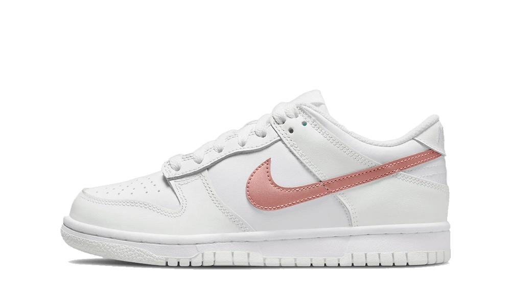 Nike Dunk Low White Pink (GS) product photo
