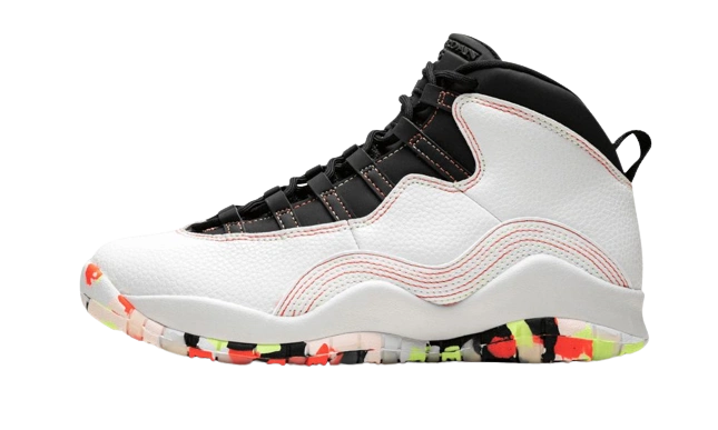 Jordan 10 Retro White Barely Volt Ember Glow (GS) product photo