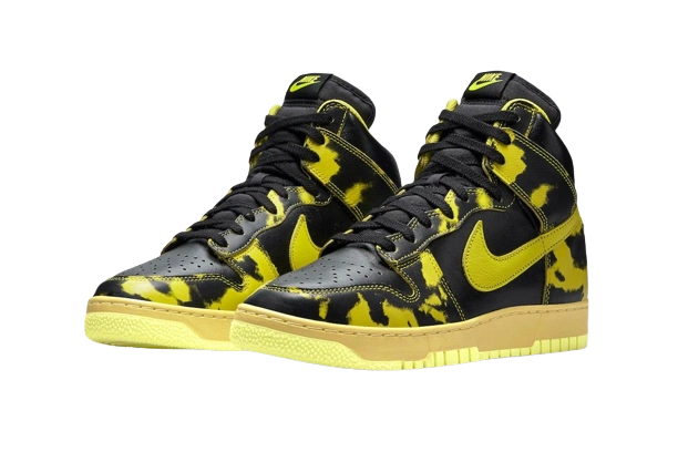 Nike Dunk High 1985 SP Yellow Acid Wash - Image 1