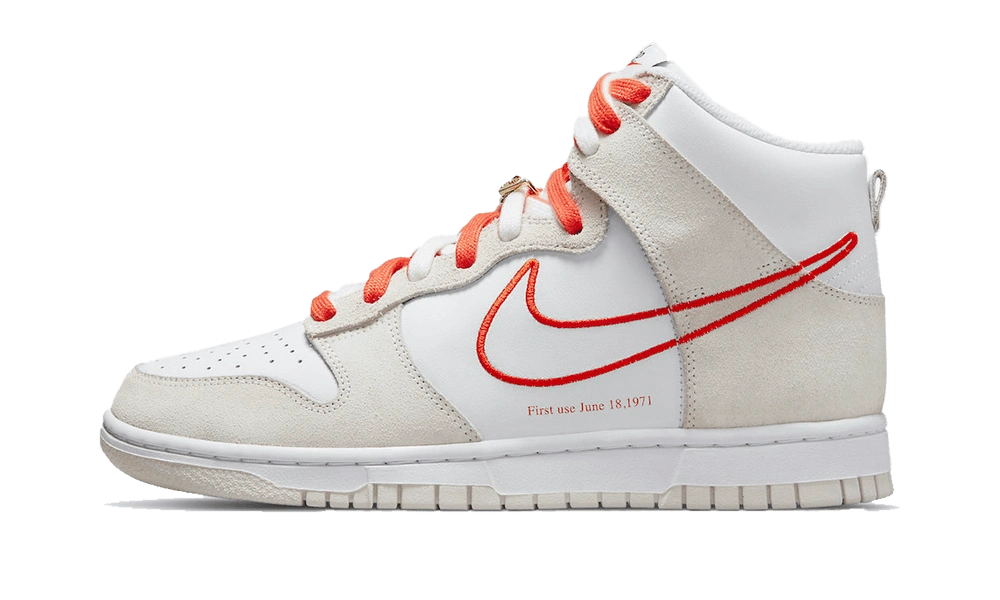 Nike Dunk High First Use White Sail Orange (W) product photo