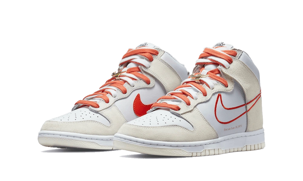 Nike Dunk High First Use White Sail Orange (W) - Image 1