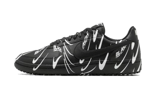 Nike Field General '82 BLACK Comme des Garçons Black White All-Over Print (W) product photo