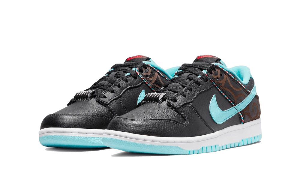 Nike Dunk Low SE Barber Shop Black - Image 1