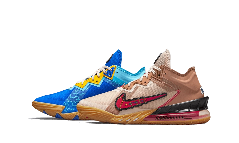 Nike LeBron 18 Low Wile E. Vs Roadrunner Space Jam (GS) product photo