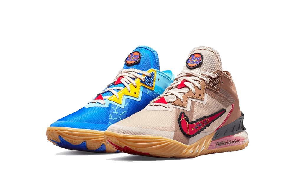 Nike LeBron 18 Low Wile E. Vs Roadrunner Space Jam (GS) - Image 1