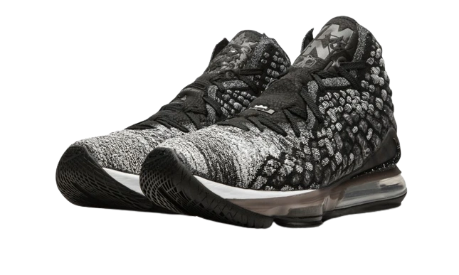 Nike LeBron 17 Black White - Image 1