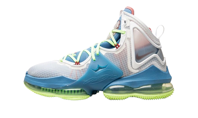 Nike LeBron 19 Dutch Blue Lime Glow product photo
