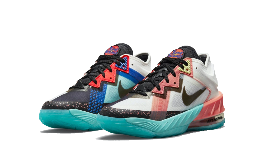 Nike Lebron 18 Low Summit White Space Jam (GS) - Image 1
