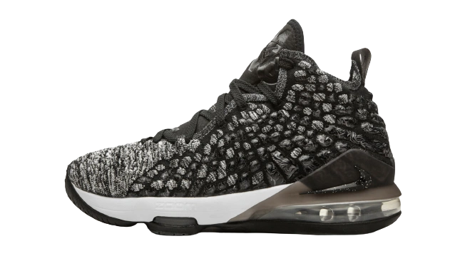 Nike LeBron 17 Black White (GS) product photo