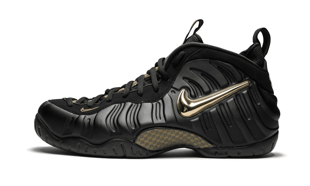Nike Air Foamposite Pro Black Metallic Gold product photo