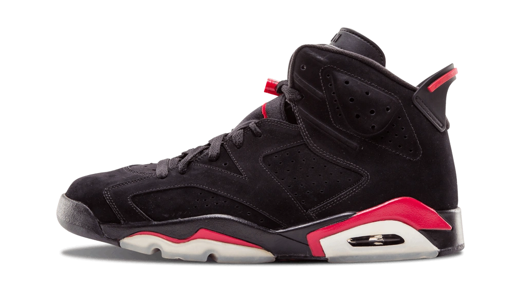 Jordan 6 Retro Black Varsity Red (2010) productfoto