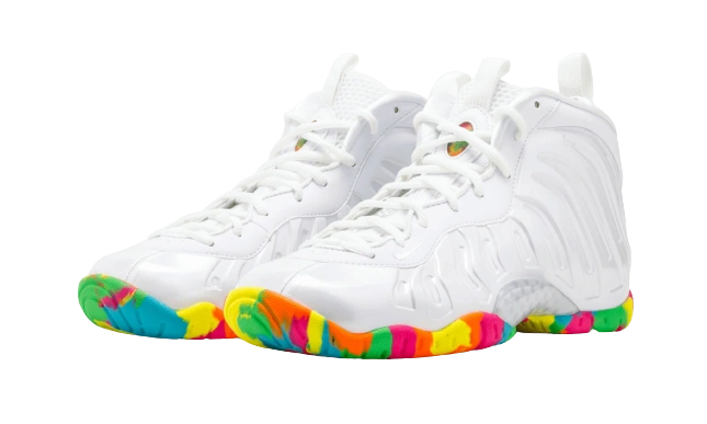 Nike Air Foamposite One White Fruity Pebbles (2015) (GS) - Image 1