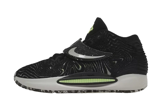 Nike KD 14 Black Lime Glow productfoto