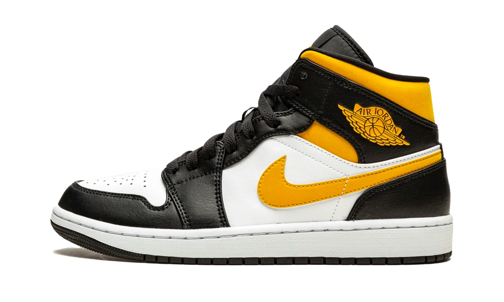 Foto del prodotto Jordan 1 Mid White Pollen Black