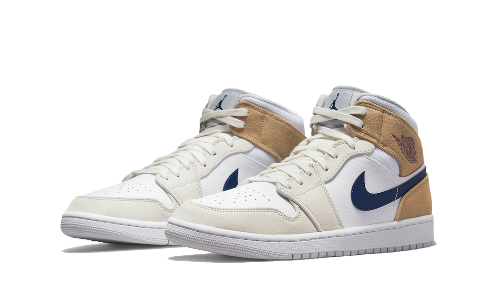 Jordan 1 Mid Tan Suede - Image 2