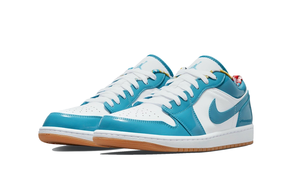 Jordan 1 Low SE Barcelona Cyber Teal - Image 2