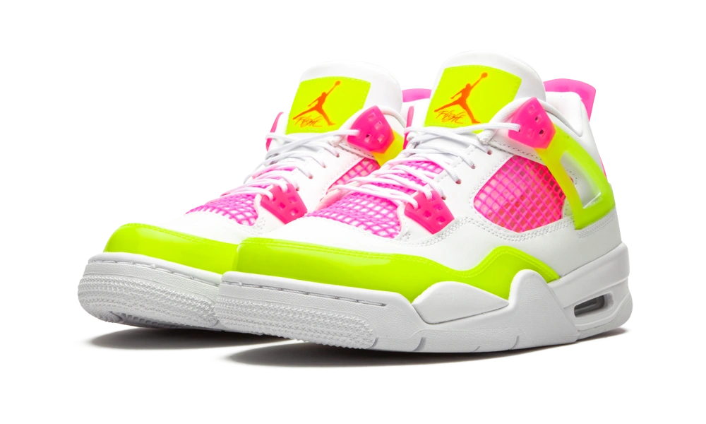 Jordan 4 Retro White Lemon Pink (GS) - Image 1