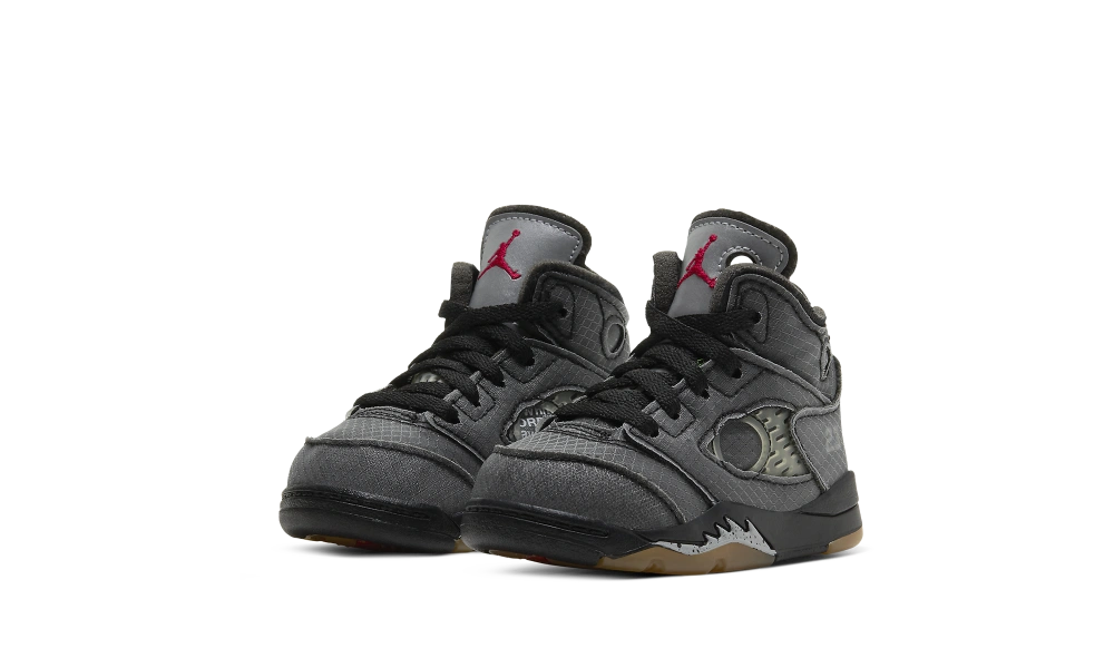Jordan 5 Retro Off-White Black (TD) - Image 1