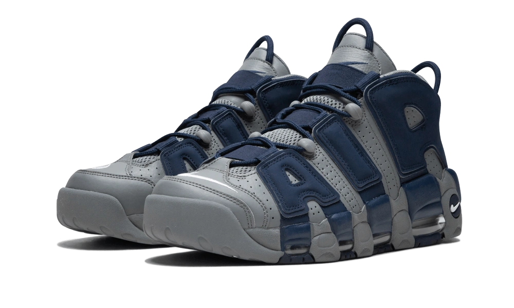 Nike Air More Uptempo Cool Grey Midnight Navy - Image 1