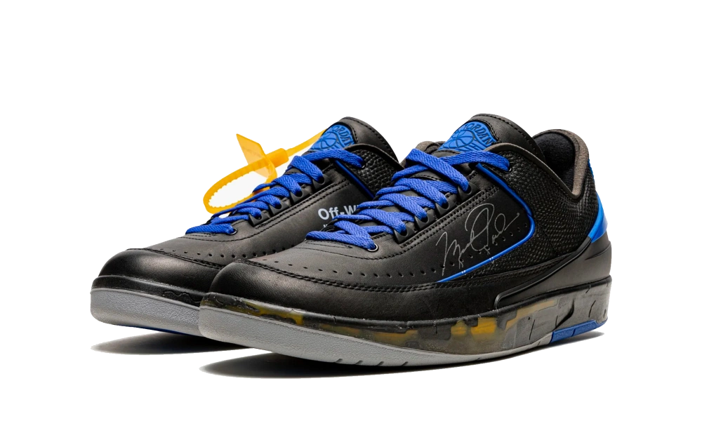 Jordan 2 Retro Low SP Off-White Black Blue - Image 1