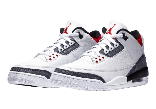 Jordan 3 Retro SE Fire Red Denim (GS) - Image 1