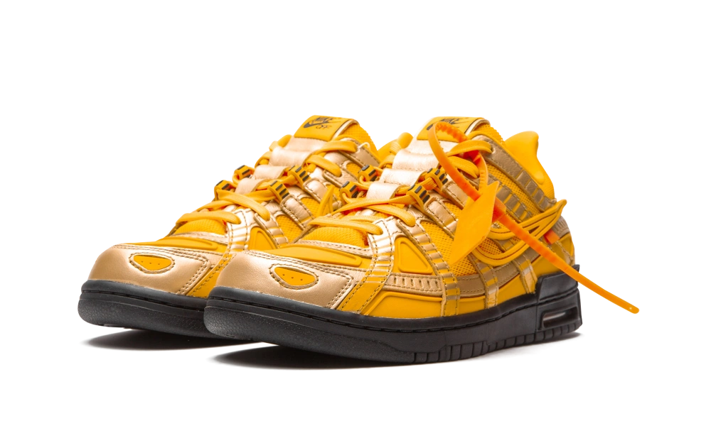 Nike Air Rubber Dunk Off-White University Gold - Image 1