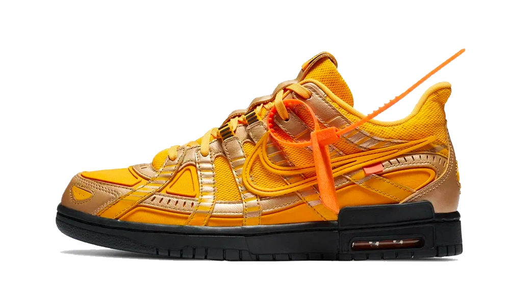 Nike Air Rubber Dunk Off-White University Gold (PS) Produktfoto