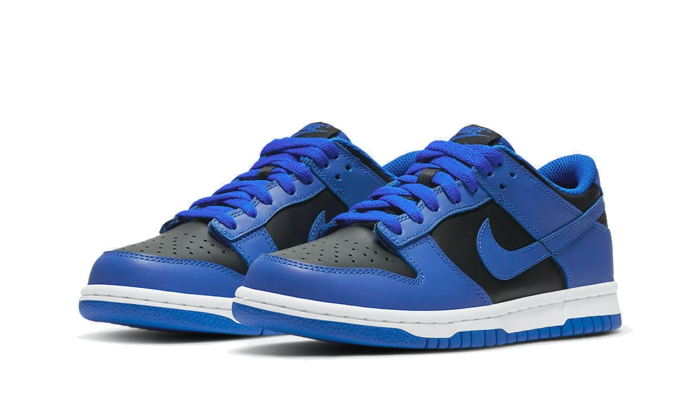 Nike Dunk Low Retro Black Hyper Cobalt (2021) - Image 1