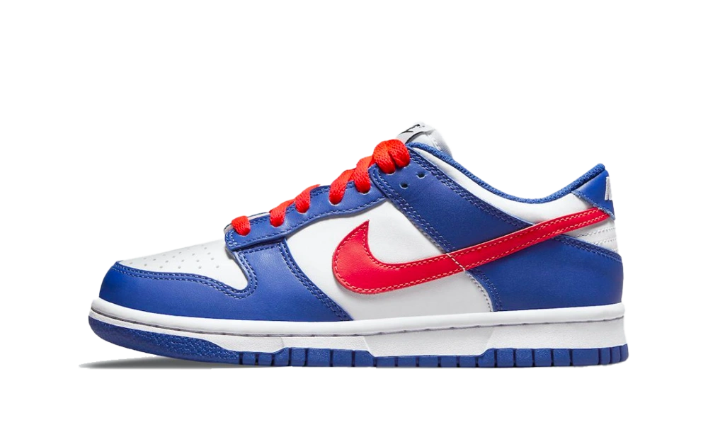 Nike Dunk Low Bright Crimson Game Royal (GS) product photo
