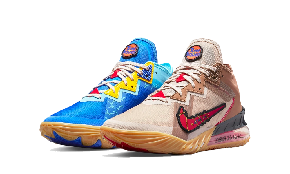 Nike Lebron 18 Low Wile E. vs Roadrunner Space Jam - Image 1