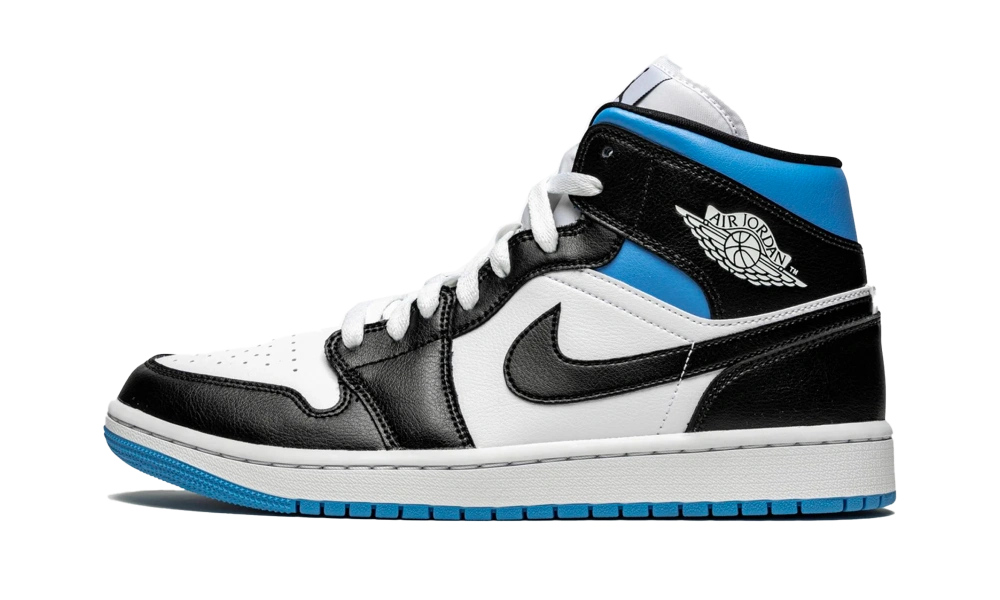 Jordan 1 Mid University Black White (W)