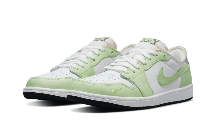 Jordan 1 Retro Low White Ghost Green Black - Image 1