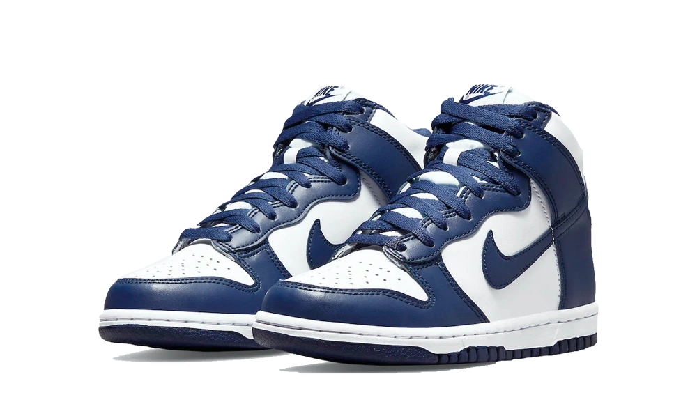 Nike Dunk High Championship Navy (GS) - Image 1