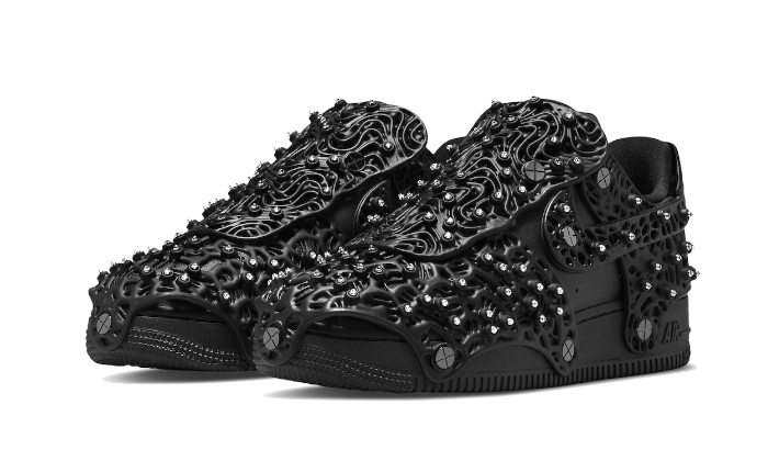 Nike Air Force 1 Low Swarovski Retroreflective Crystals Black (W) - Image 1