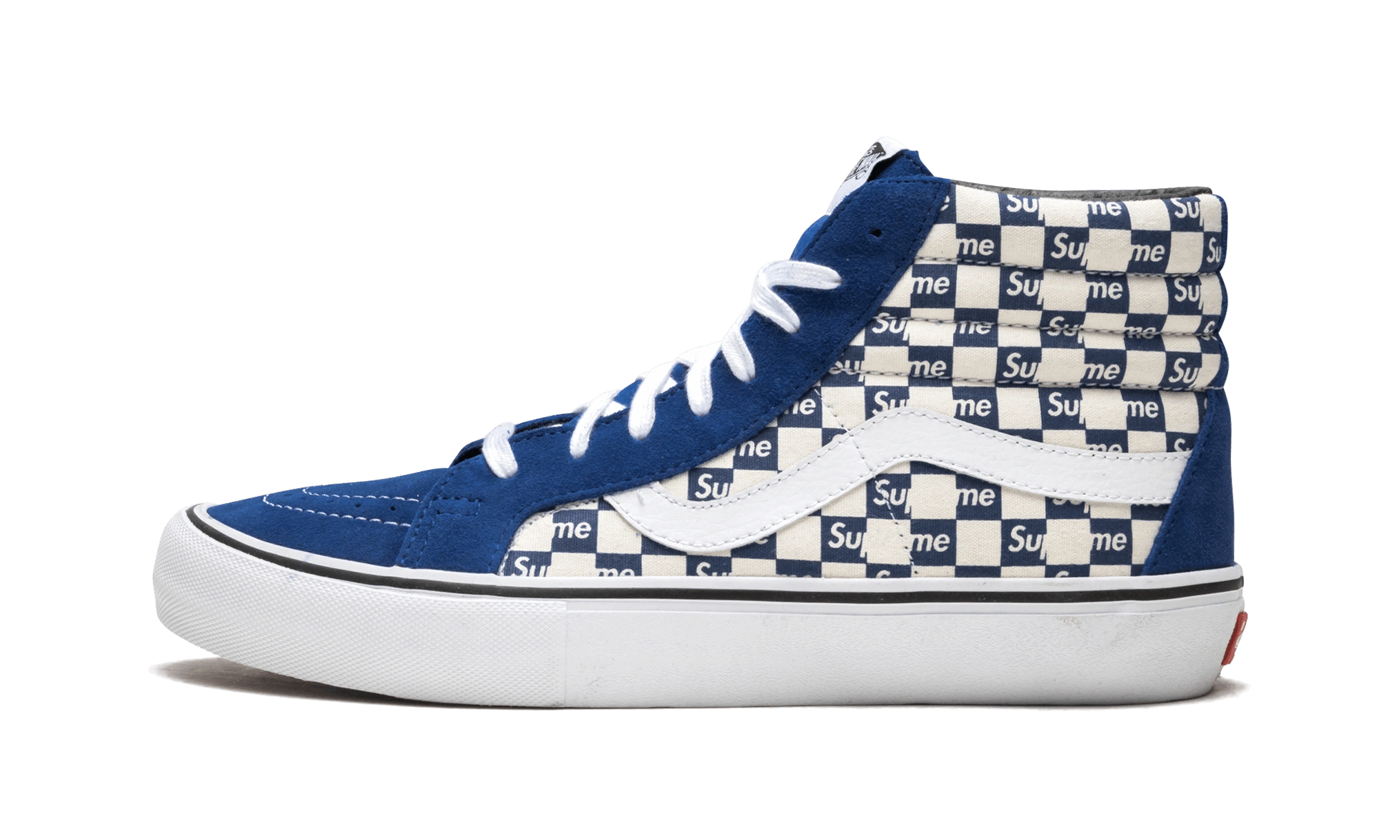 Photo du produit Vans Sk8-Hi Supreme Blue Checker Logo